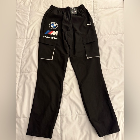 Men's PUMA BMW Motorsport Essential Logo Tee & Men's PUMA BMW Race Pants bundle - Picture 7 of 14